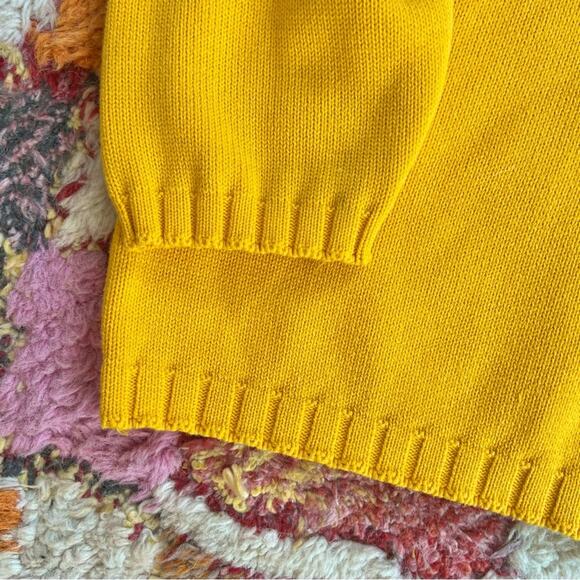 Vintage Y2K Enyce Yellow Chunky Block Letter Logo Sweater XL - Picture 5 of 7